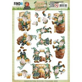 SB10922 3D Push Out - Yvonne Creations - Great Gnomes - Party Gnomes