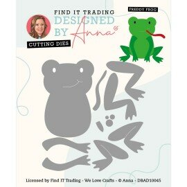 DBAD10045 Designed by Anna - Mix and Match Cutting Dies - Freddy Frog