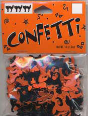 Vaessen Creative • Confetti's poes 14 gr. Oranje/zw