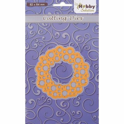 Hobby Solution • Snijmal Bubbel Krans 82x84mm