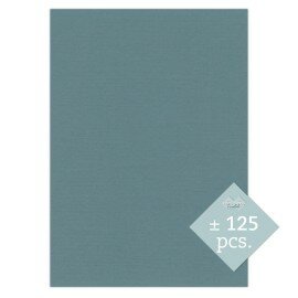 BULK 40 Linnenkarton A4 (29,7x21cm) Card Deco Sea Blue per 125 vellen