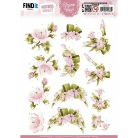 SB10966 3D Push Out - Precious Marieke - Blossom Blush - Pink