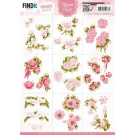 3D Cutting Sheets - Precious Marieke - Blossom Blush - Mini