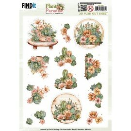 3D Push out Sheet - Berries Beauties - Plant Paradise - Blooming Oasis