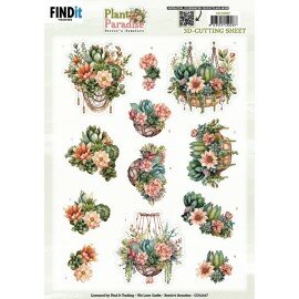 3D Cutting Sheet - Berries Beauties - Plant Paradise - Hanging Baskets