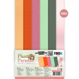 Linen Cardstock Pack - Berries Beauties - Plant Paradise - 4K