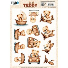 3D Cutting Sheet - Berries Beauties - Teddy - Transport