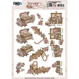 3D Push out Sheet - Amy Design - Sewing Serenity - Sewing Box