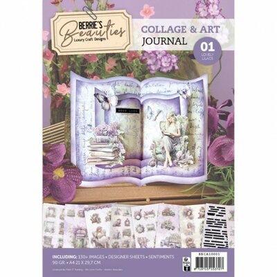 Berries Beauties - Collage & Art Journal 1 - Lovely Lilacs