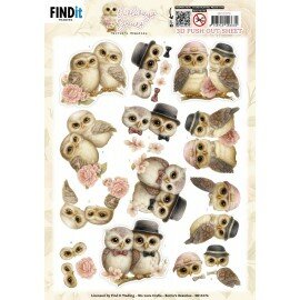 3D Pushout Sheet - Berries Beauties - Owlways Yours - Devotion