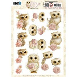 3D Pushout Sheet - Berries Beauties - Owlways Yours - Blossom