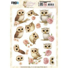 3D Pushout Sheet - Berries Beauties - Owlways Yours - Whimsy