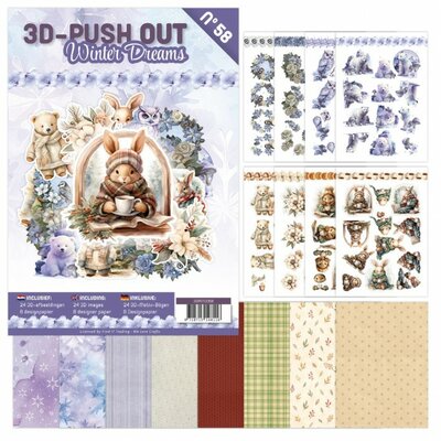 3D Push-Out Book 58 - Winter Dreams