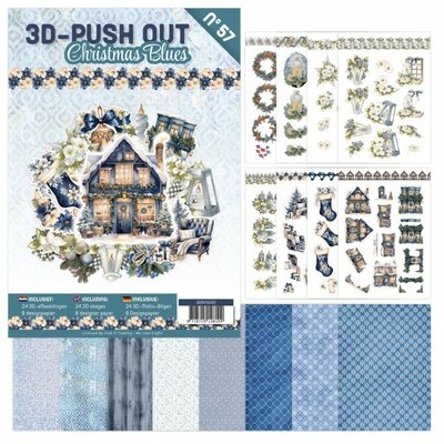 3D Push-Out Book 57 - Christmas Blues