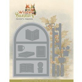 BBD10081 Dies - Berries Beauties - Winter Bunnies - Bunny Bookcase