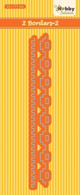 HSJD041 Nellie Snellen - Hobby Solutions - Die - 2 Borders 2 - 22 x 171mm