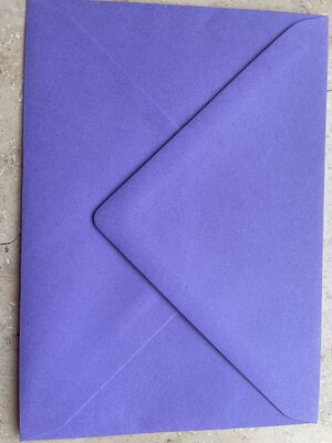 Enveloppen C6 (114x162mm) 10 stuks paars