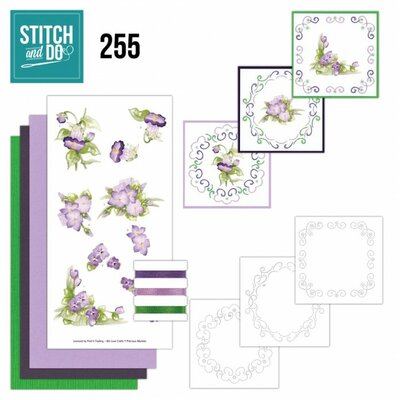 STDO255 Stitch and Do 255 - Precious Marieke - Purple Blossom