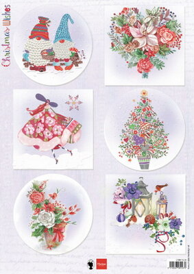 EWK1279 Marianne D Knipvellen Christmas Wishes gnome A4