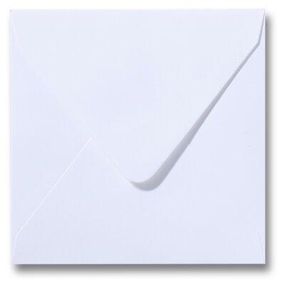 Enveloppen 16x16 cm 10 stuks wit 110gr
