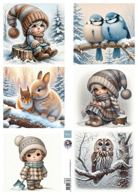 FB2505 Marianne Design - Knipvellen - Dreamy Winter - by Fairybells A4