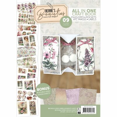 BBCB10009 Berries Beauties - All-in-one Craft Book 9 - Flower Garden