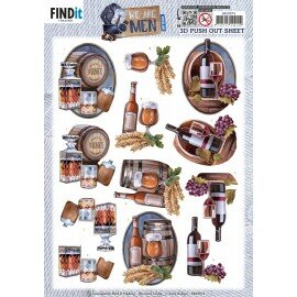 SB10974 3D Push Out - Amy Design - We Are Men - Drinks