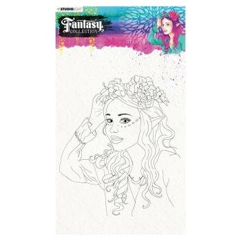 STAMPFC472 Studio Light - Clear Stamp Fee - Fantasy collection 3.0 nr.472 A5