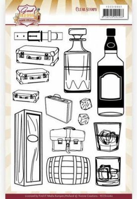 YCCS10062 Clear Stamps - Yvonne Creations - Good old day's