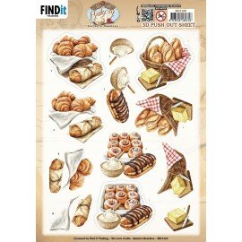 SB11109 3D Pushout Sheet - Berries Beauties - Homestead Bakery - Fresh Basket