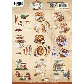 CD12458 Cutting Sheet - Berries Beauties - Homestead Bakery - Mini