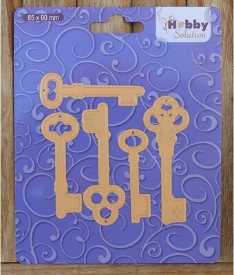 HSFD005 Hobby Solution • Snijmal Sleutels/Keys 90 x 85 mm