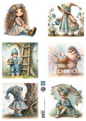 FB2508 Marianne Design - Knipvellen - Dreamy Spring - by Fairybells A4