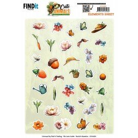 CD12453 Berries Beauties - Cute Animals - Small Elements