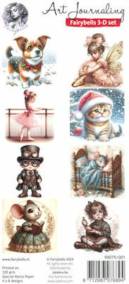 001 Fairybells 3-D setje Mix