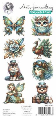 003 Fairybells 3-D setje Steampunk