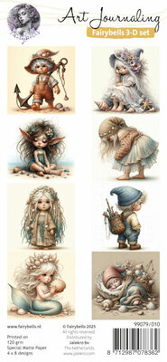 010 Fairybells 3-D setje Zomer, Zand en Zee