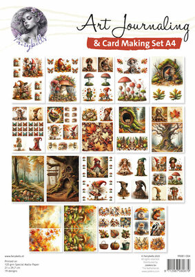 004 Fairybells Art Journaling Set A4 - Herfst