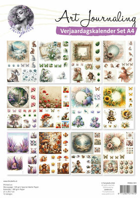 001 Fairybells Verjaardagskalender Set A4