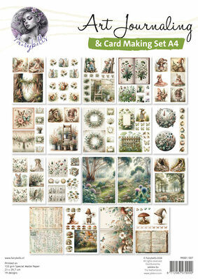 007 Fairybells Art Journaling & Card Making Set A4 - Magical Nature