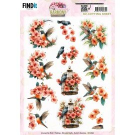 CD12462 3D Cutting Sheet - Berries Beauties - Blooming Harmony - Serenade