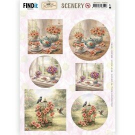 BBSC10131 - HJ25401 Scenery Push out - Berries Beauties - Blooming Harmony (Gratis vel HJ254)