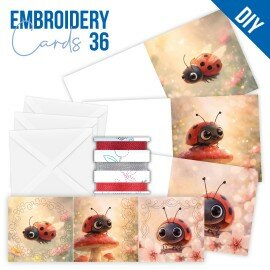 STDOPP036 Stitch and Do Cards 36 - Ladybug