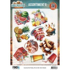 CD12478 3D Cutting Sheet - Berries Beauties - Grillmasters - Assorti 2