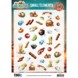 CD12471 Cutting Sheet - Berries Beauties - Grillmasters - Small Elements