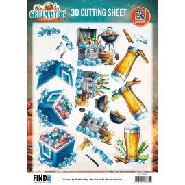 CD12468 3D Cutting Sheet - Berries Beauties - Grillmasters - BBQ & Brews