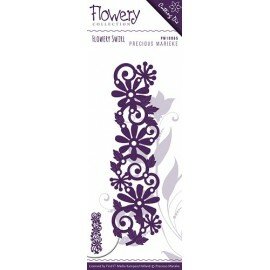 PM10065 Die/Snijmal - Precious Marieke - Flowery/Bloemen - Swirl