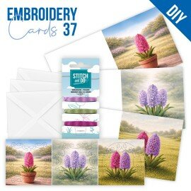 STDOPP037 Stitch and Do Cards 37 - Spring Hyacinth