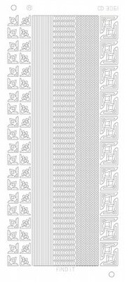 CD3061 Various Lines Corners Goud of zilver