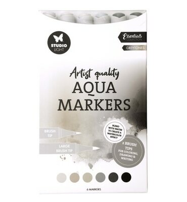 SL-CO-MARK52 Aqua Markers Greytones Essentials nr. 52